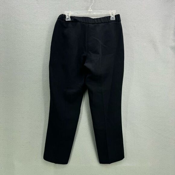 Aritzia Wilfred Crepe Darontal Pull On Pant Cropped Trousers Black Size 2 - Picture 3 of 13